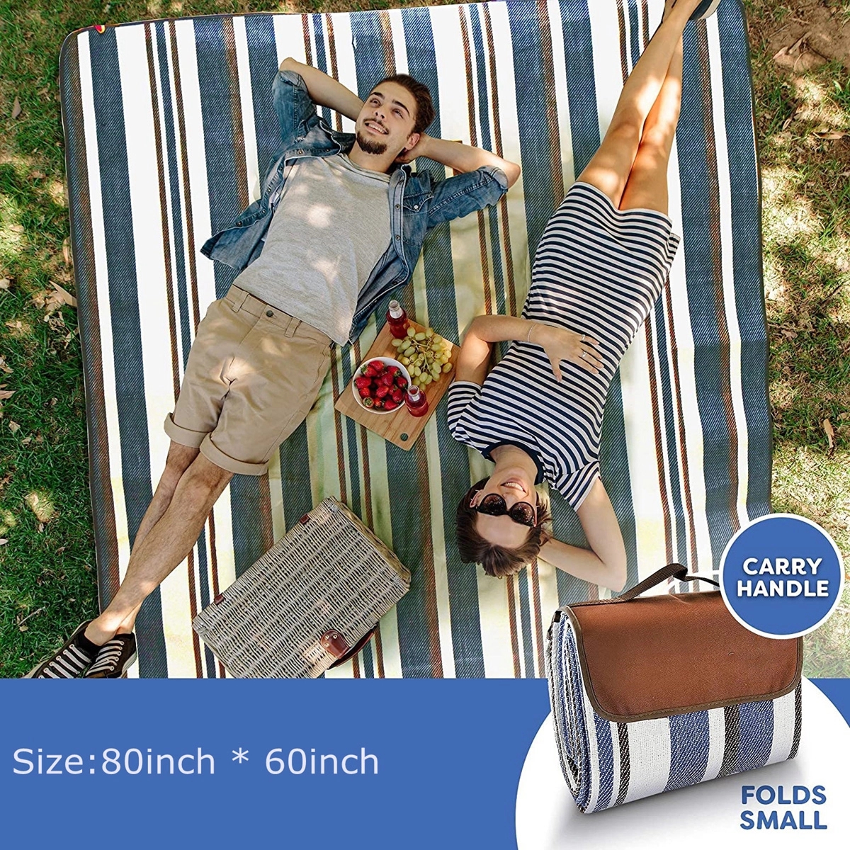 Camping Folding Picnic Blanket 6