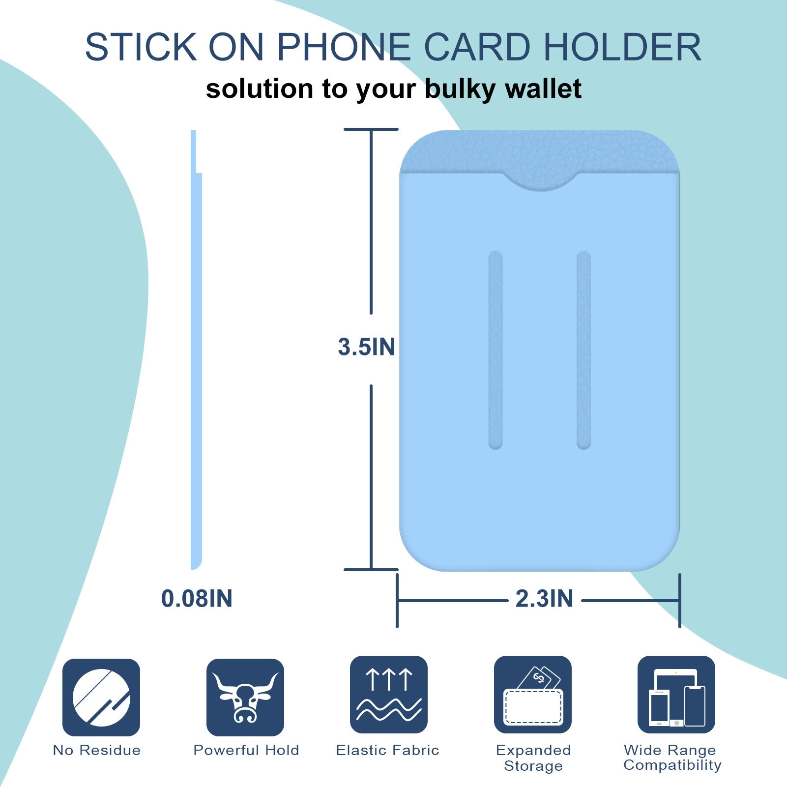 Phone Pocket Card Holder Wallet Sticker 4