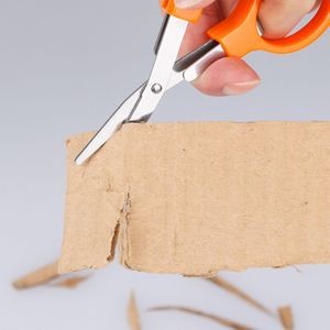 Folded Scissors With Plastic Handle 26