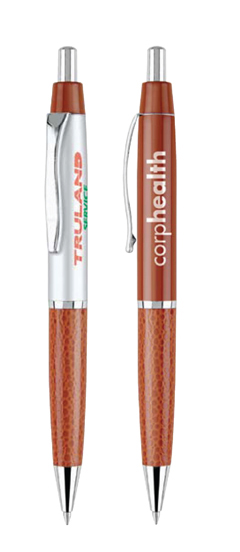 Leatherette Click Ballpoint Aluminum Pen 1