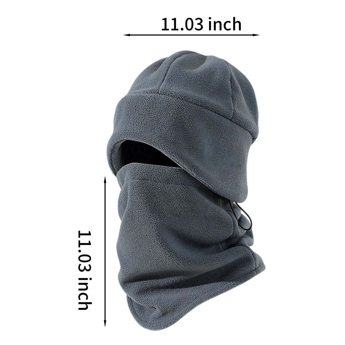 Plush Lined Hat and Neck Warmer Set for Outdoor Use 6
