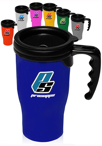 14 oz Plastic Insulated Travel Mug 2