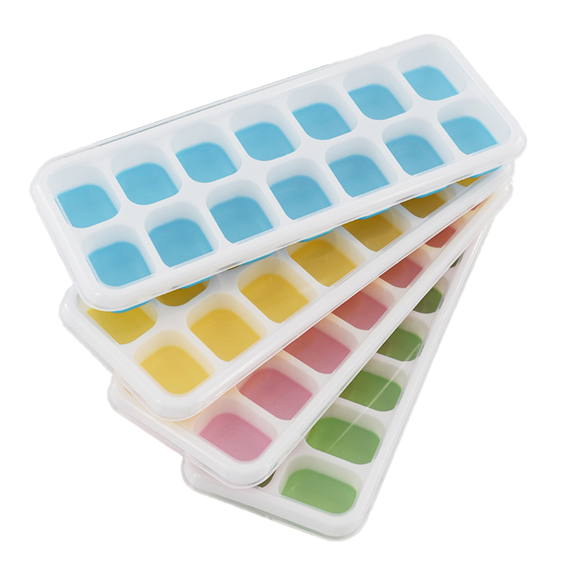 MOQ100 Silicone Ice Cube Tray Mold 3