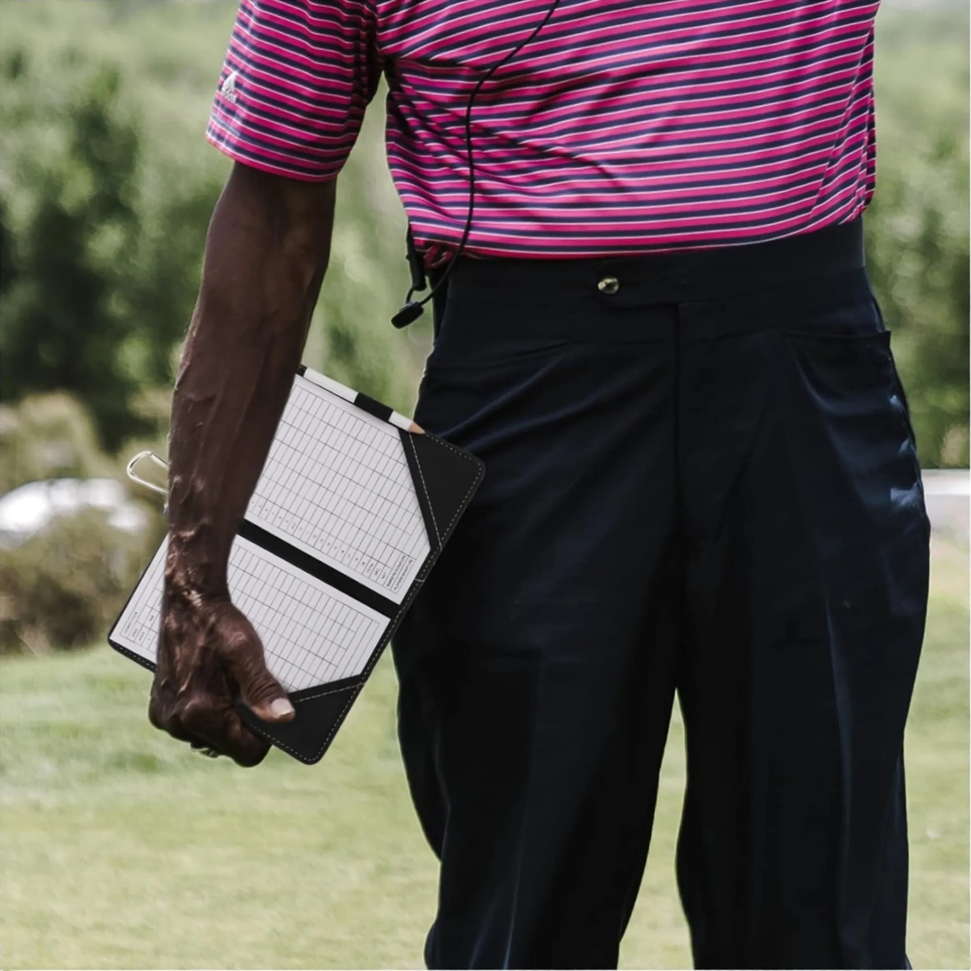 Golf Scorecard Holder PU Notebook For Recording Game 1