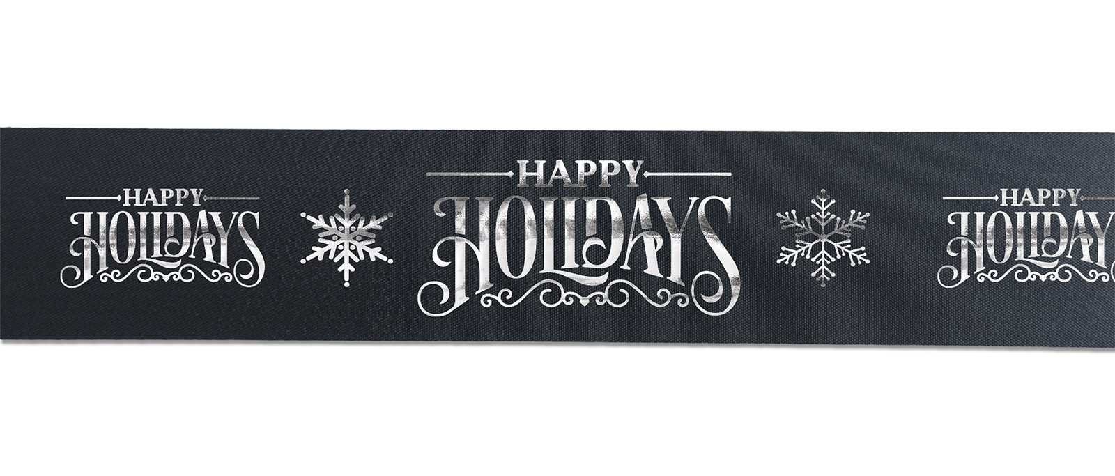 1 1/2" Bridal Satin Ribbon - 100yd Roll - Foil Print