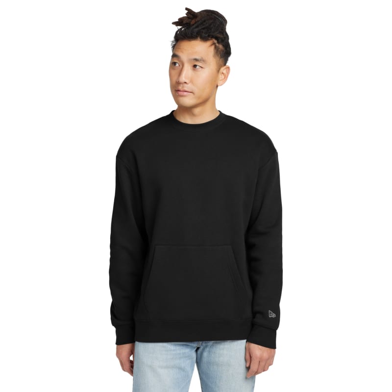 New Era Heritage Fleece Pocket Crew, custom hoodie or sweatshirt with logo imprint 17