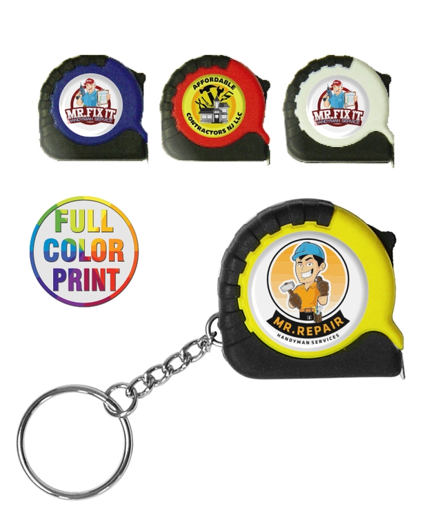 Compact Size 3 Ft. Tape Measures - Full Color Print 1