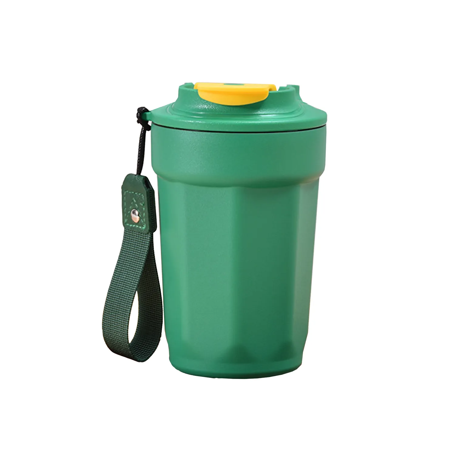Portable Stainless Steel Octagonal Coffee Cup 4