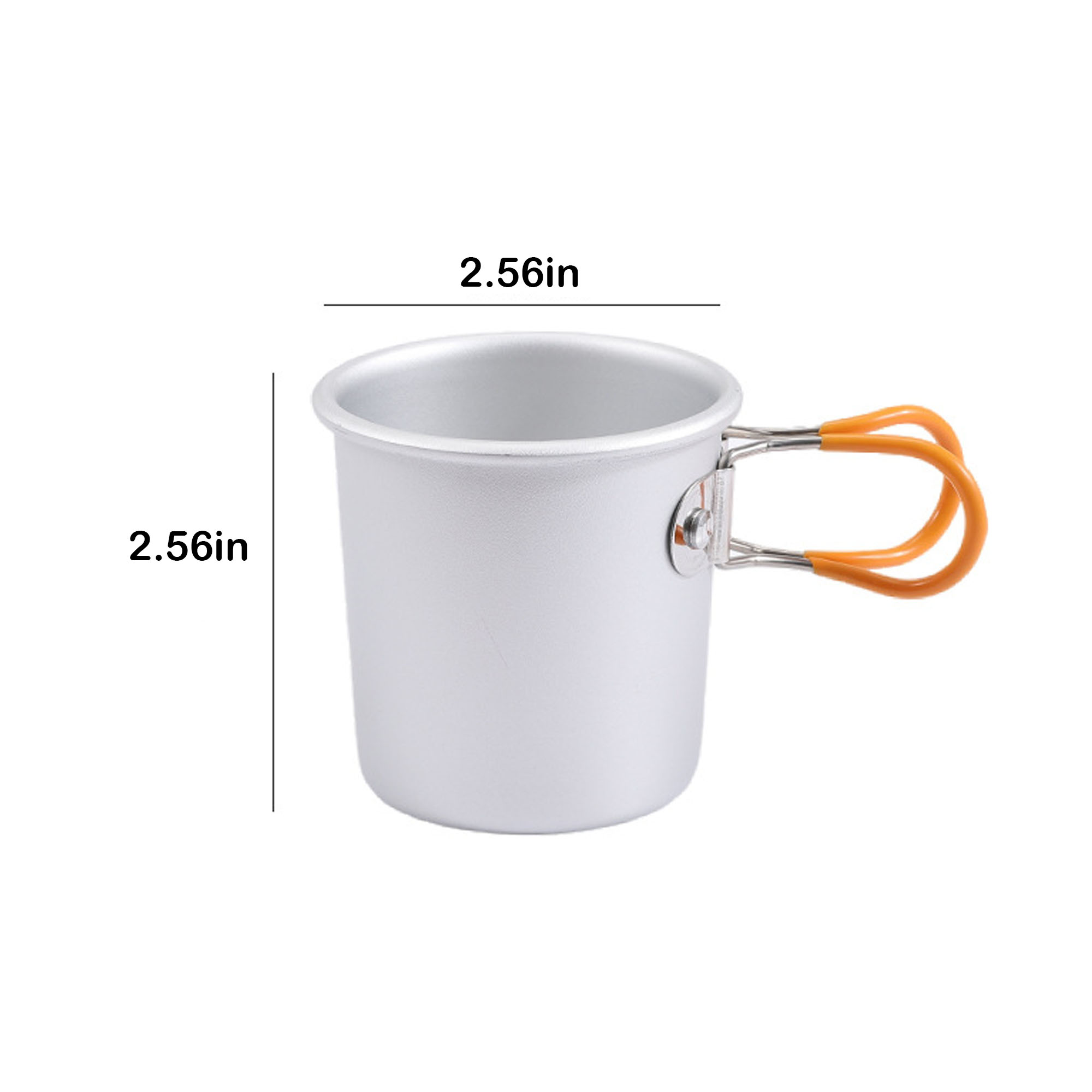 MOQ 20 pcs 5oz Aluminum Mug 4