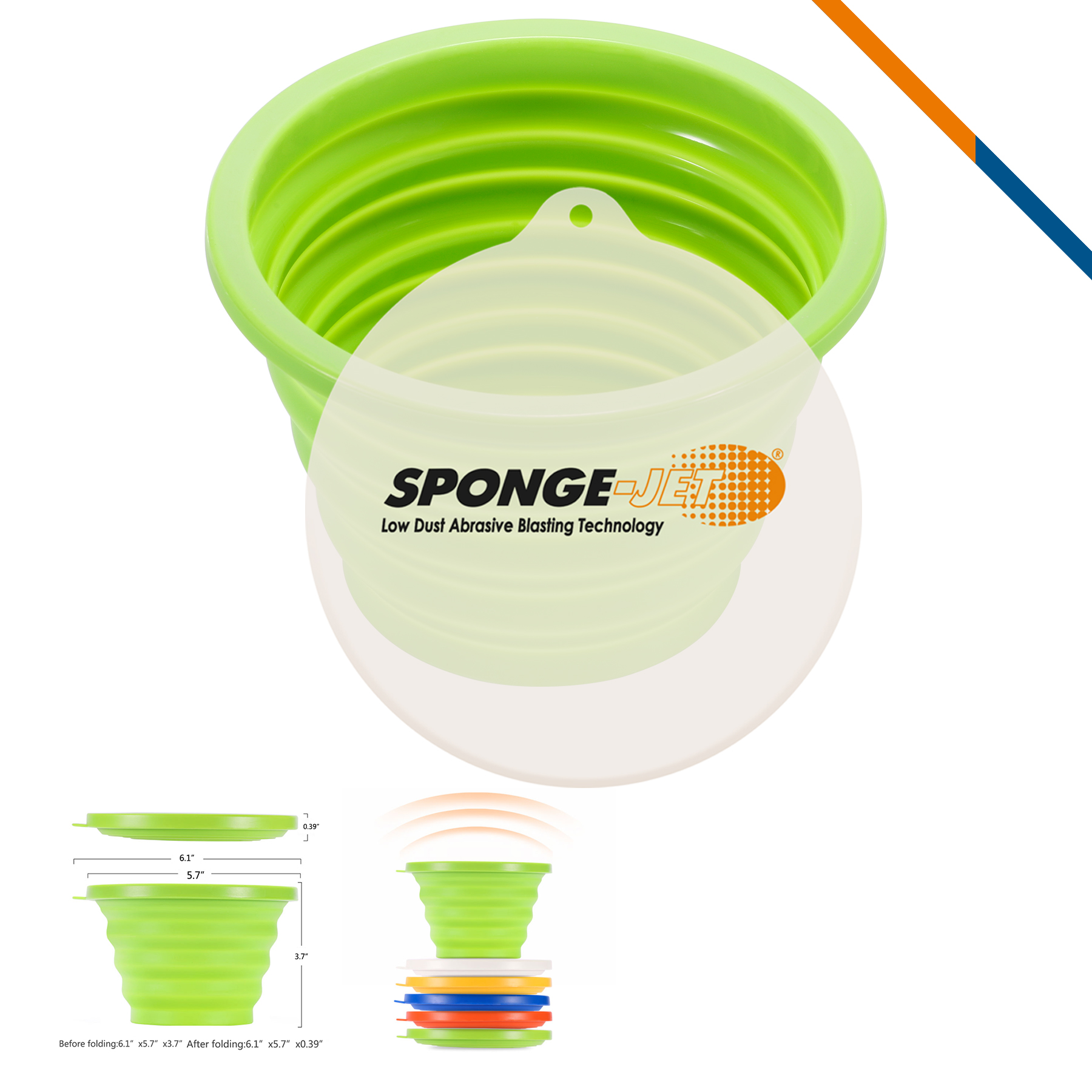 RollBite Collapsible Silicone Lunch Box 12