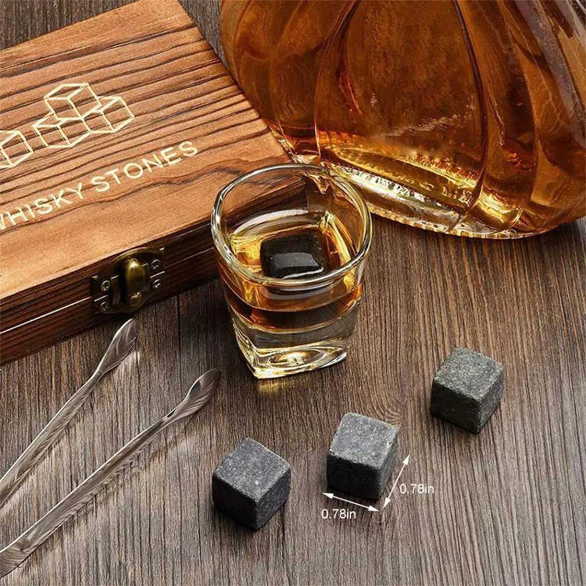 Recyclable Chilling Rocks Ice Wine Stones Frozen Set 5