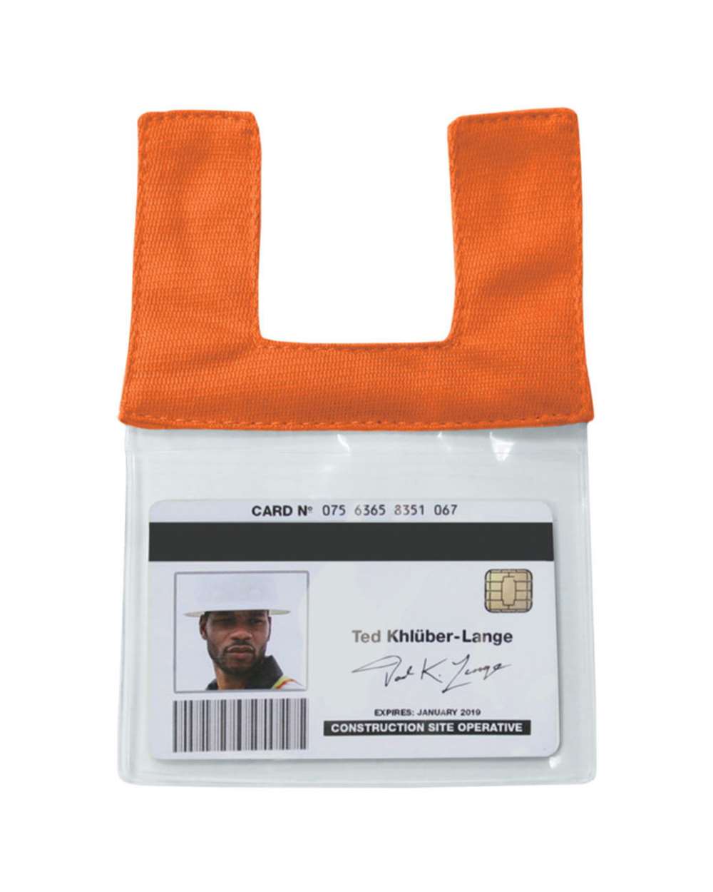 Retractable Clear ID Pocket - RTCID 6