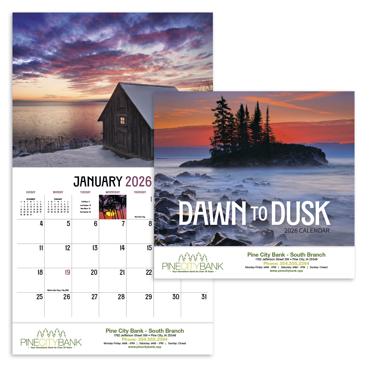 HotLine® Products Dawn to Dusk Appointment Calendar - Stapled 1