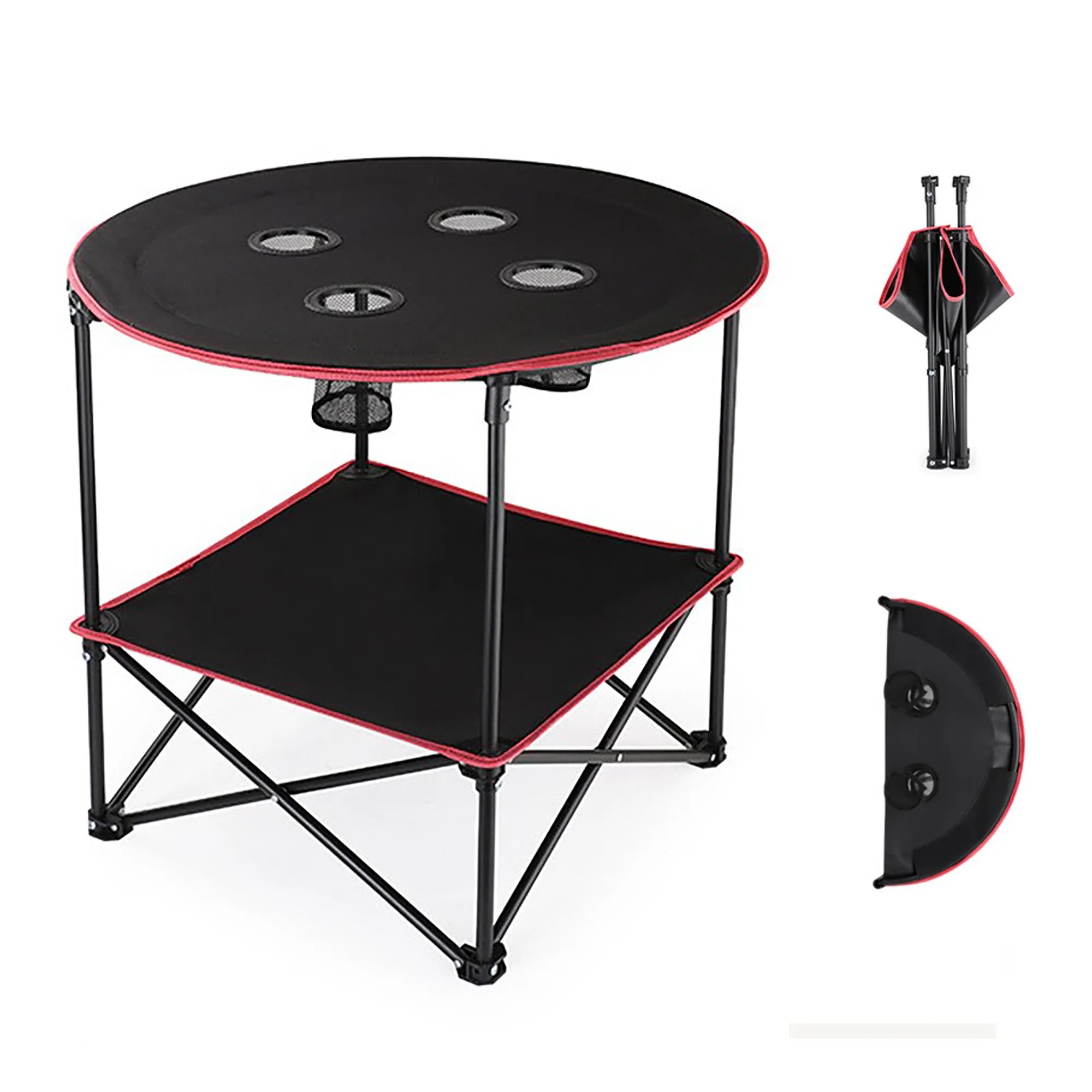 Camping Folding Table With Cup Holder 2