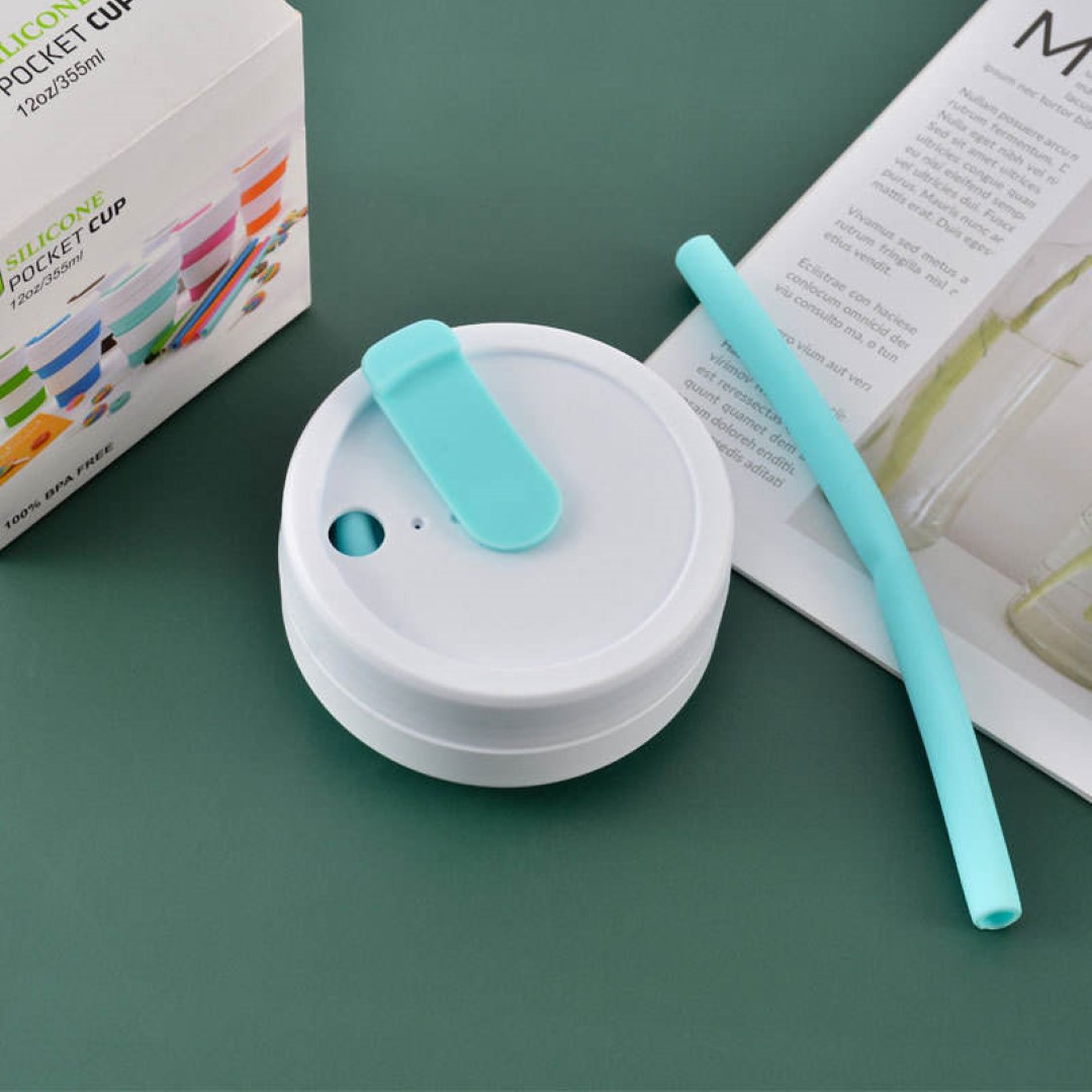Folding Travel Silicone Water Cup 7