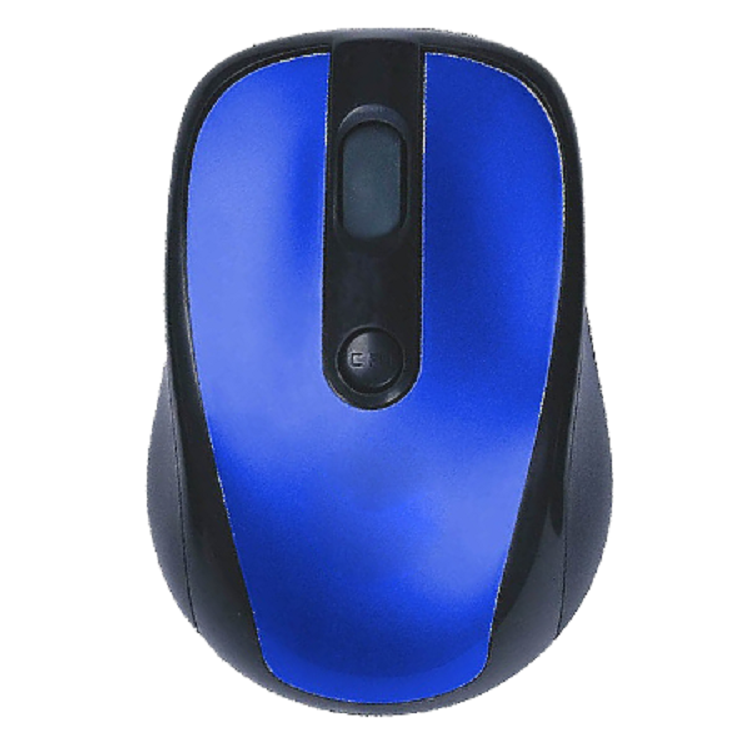 Wireless Optical Mouse with USB Receiver and Black Trim 3
