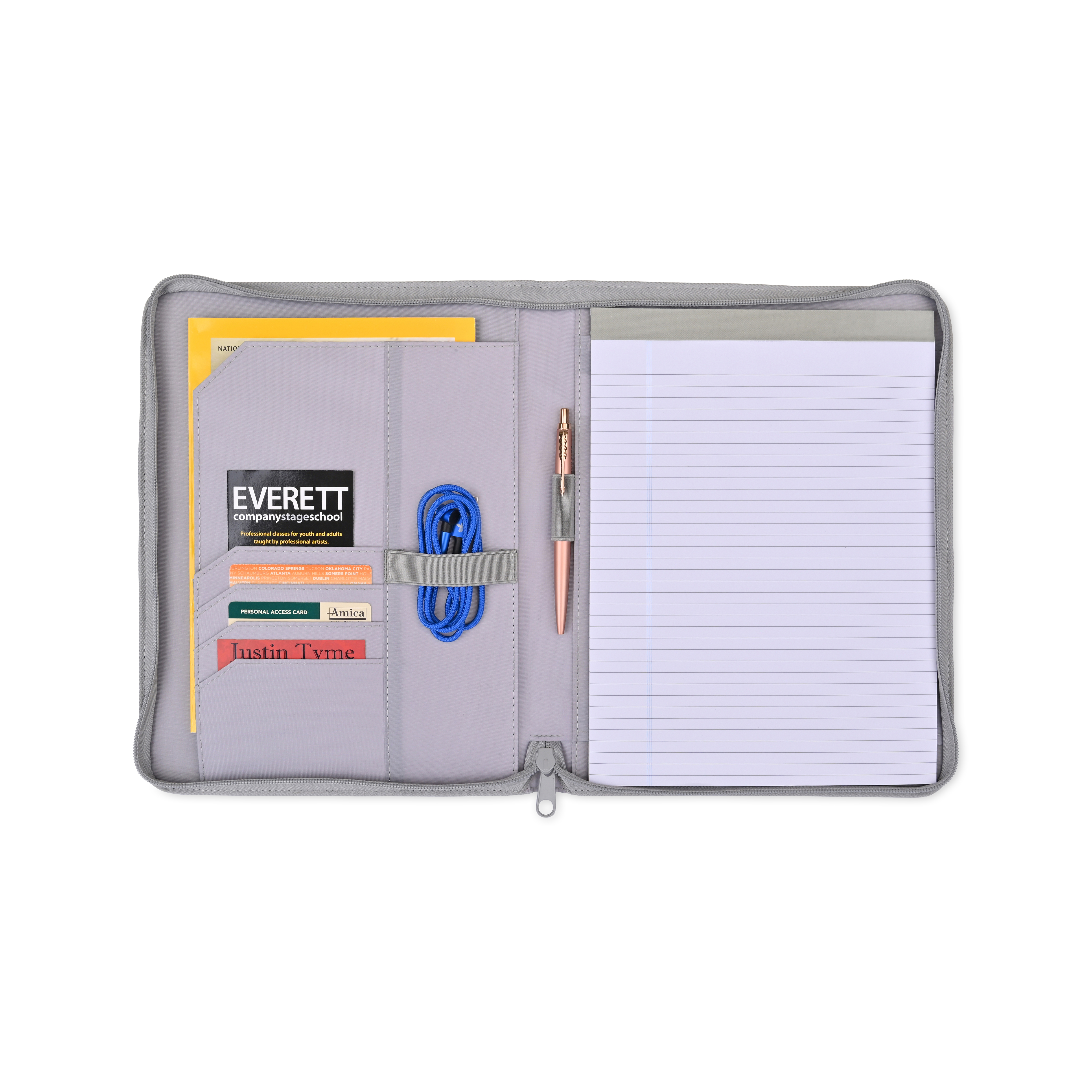 Morgan Executive Zippered Padfolio 1