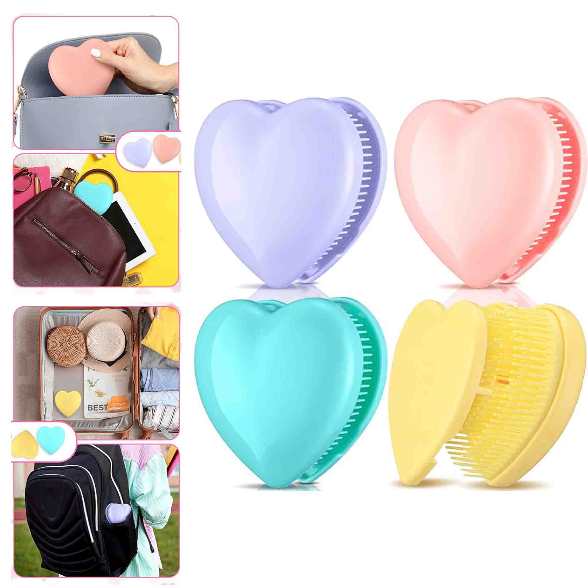 Heart Shaped Brush Detangler for Thick 1