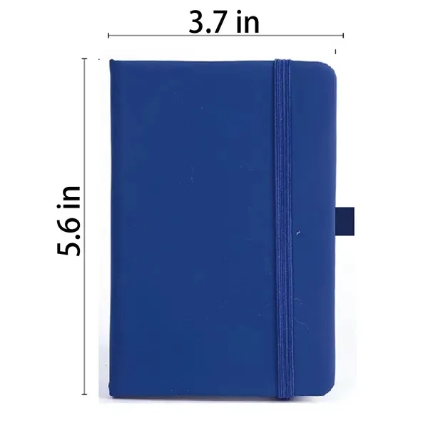 50 A6 PU Notebook with Strap Closure 6