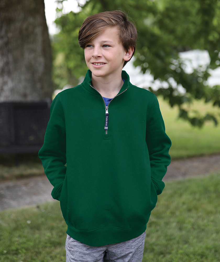 Youth Crosswind Quarter Zip Sweatshirt 11