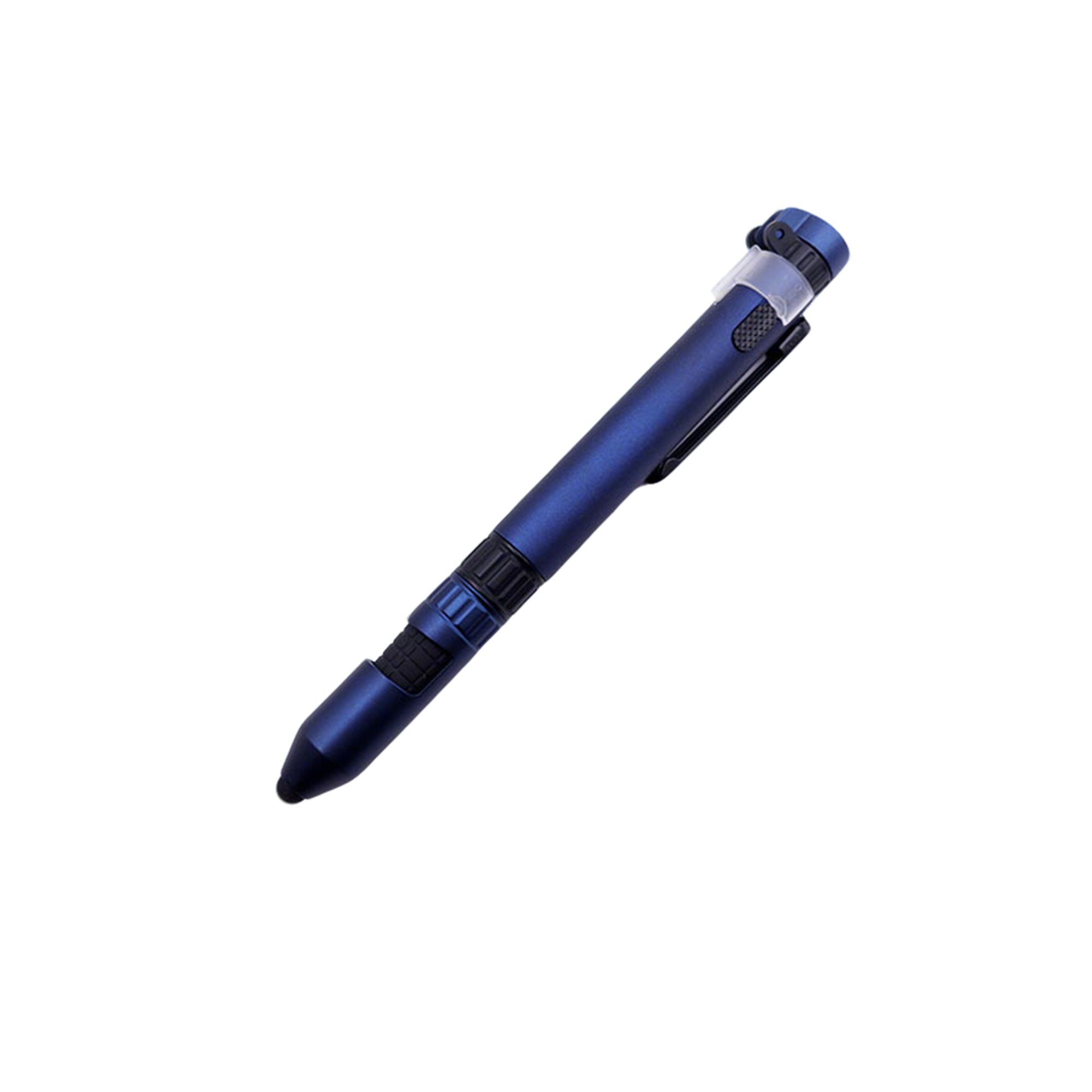 Six In One Tool Pen With Compass Screwdriver Stylus 6" Length X 0.6" Width 3