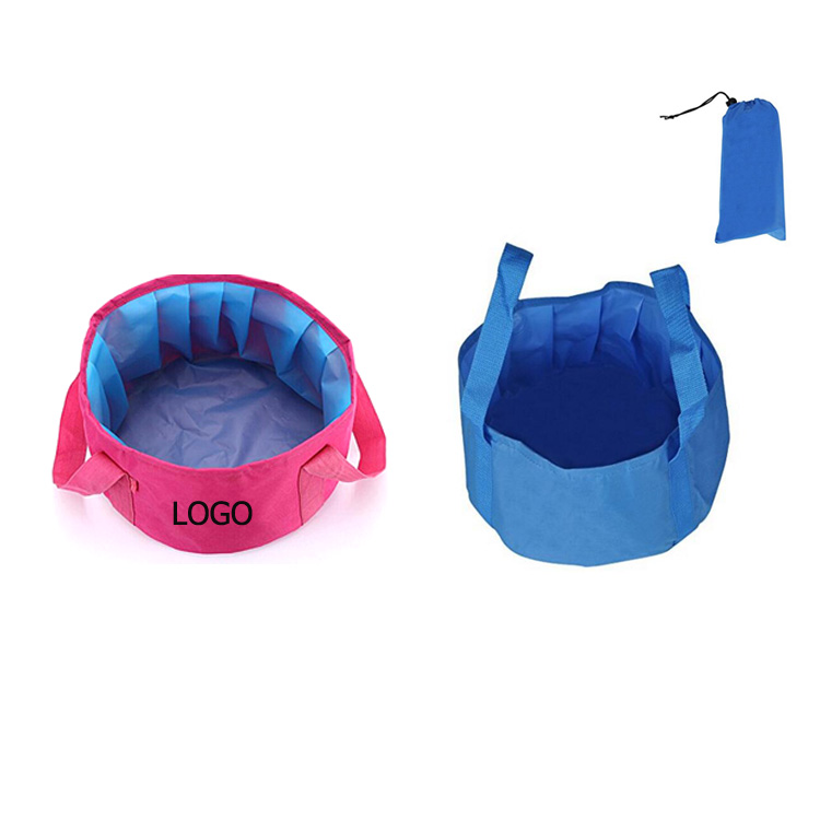 12L Folding Water Bag Wash Basin Bucket 2