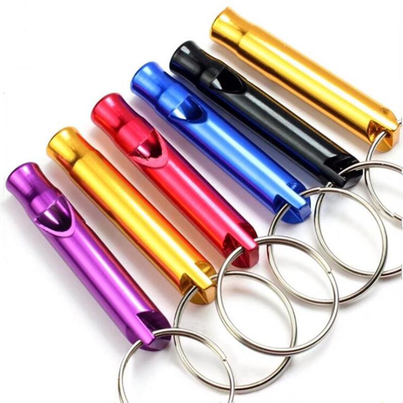 Aluminum Metal Whistle Keychain 1