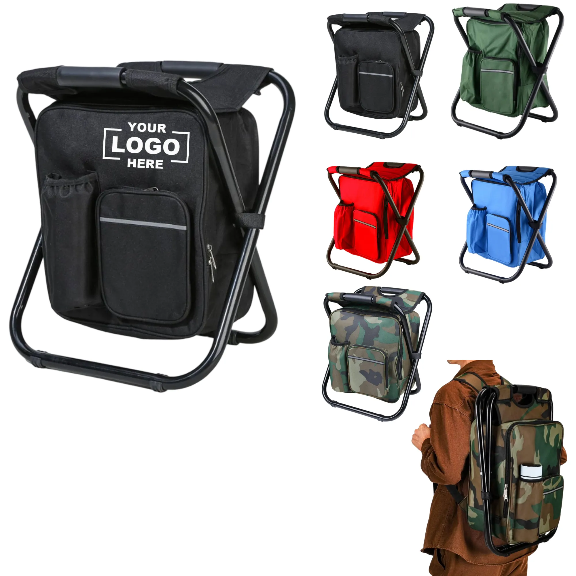 Backpack Folding Chair with Storage Free Shipping