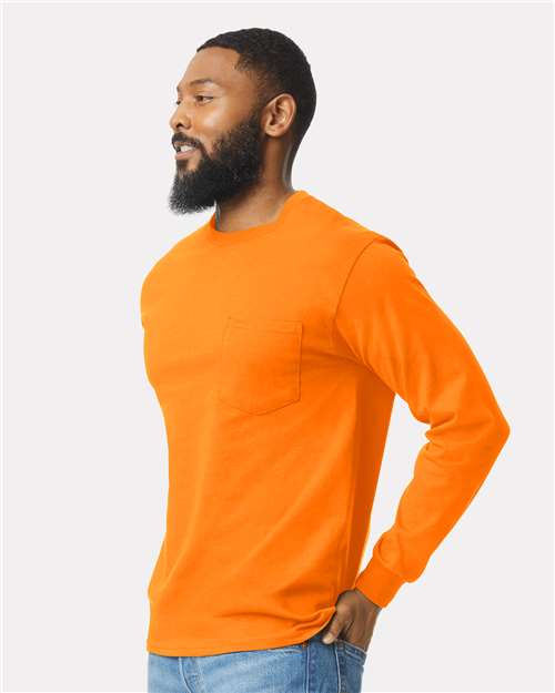 Unisex Ultra Cotton® Long Sleeve Pocket T-Shirt - 2410 15