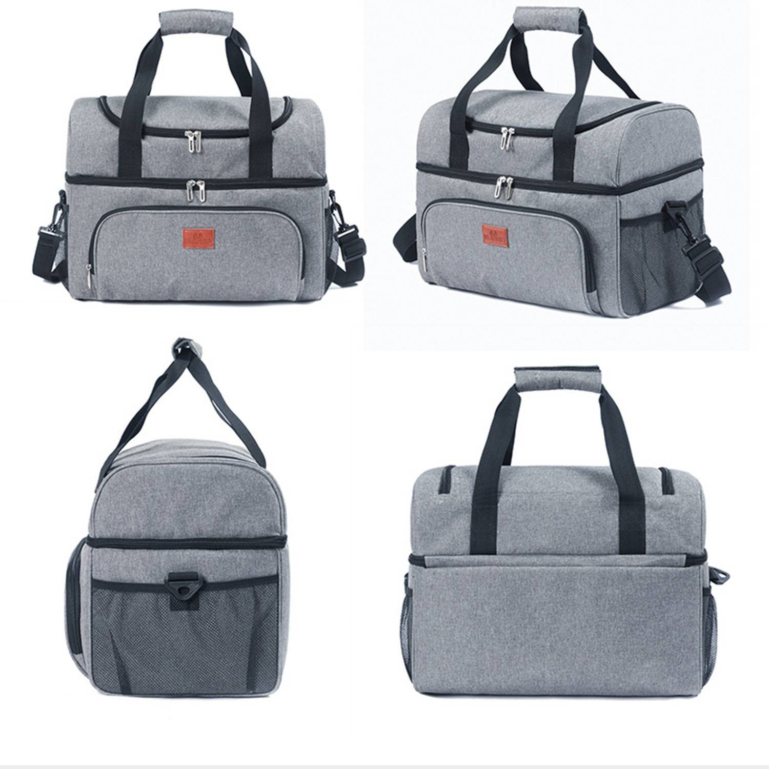 30L Oxford Insulated Cooler Bag w/ Handle for Picnic 6