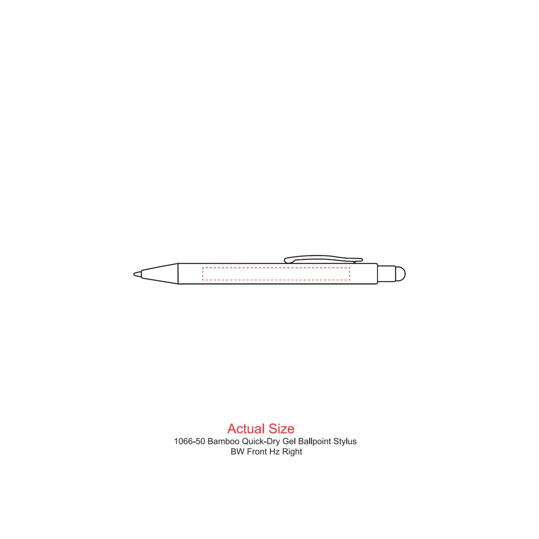 Bamboo Quick-Dry Gel Ballpoint Stylus 22
