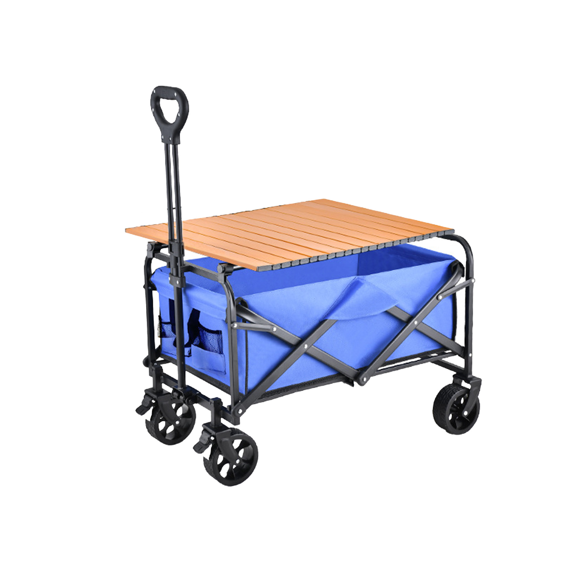 Outdoor Foldable Camping Cart with Steel Table 7