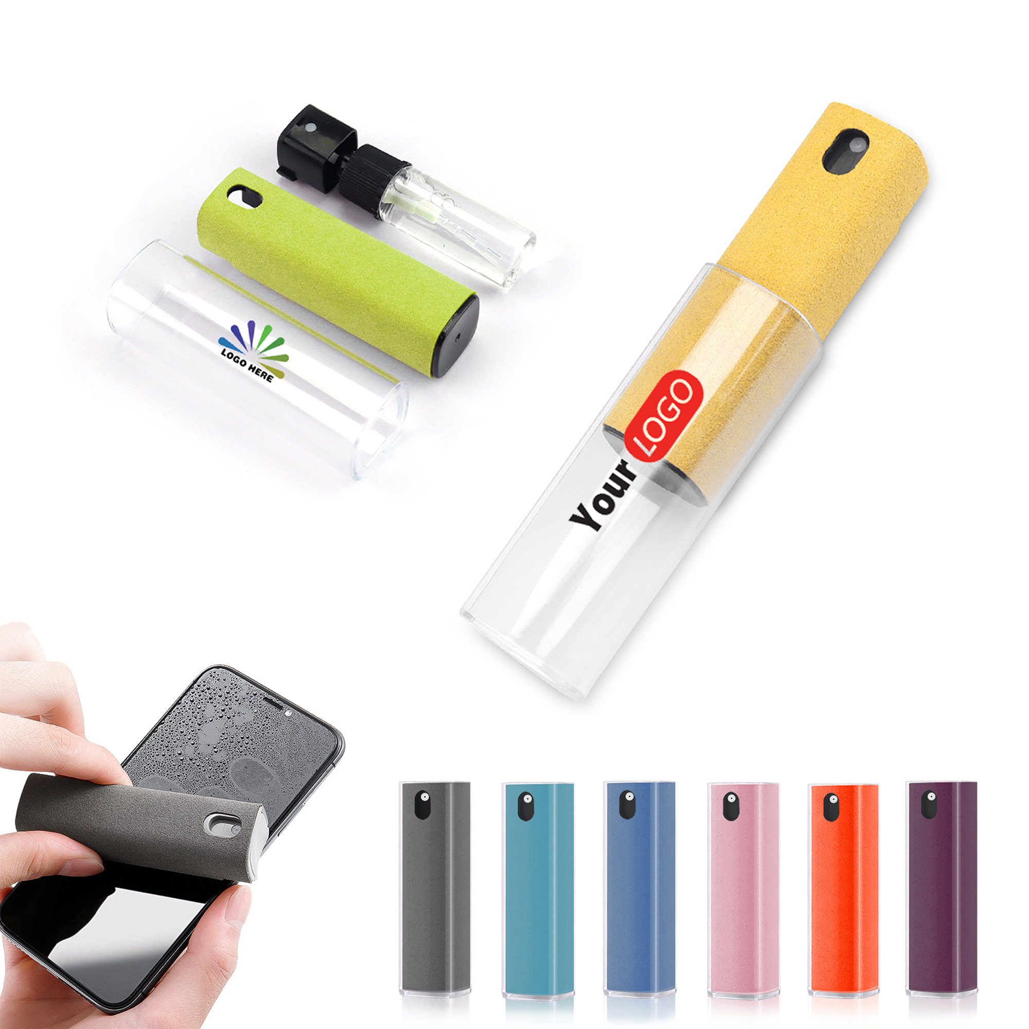 Screen Cleaning Spray With Microfiber Cloth 2