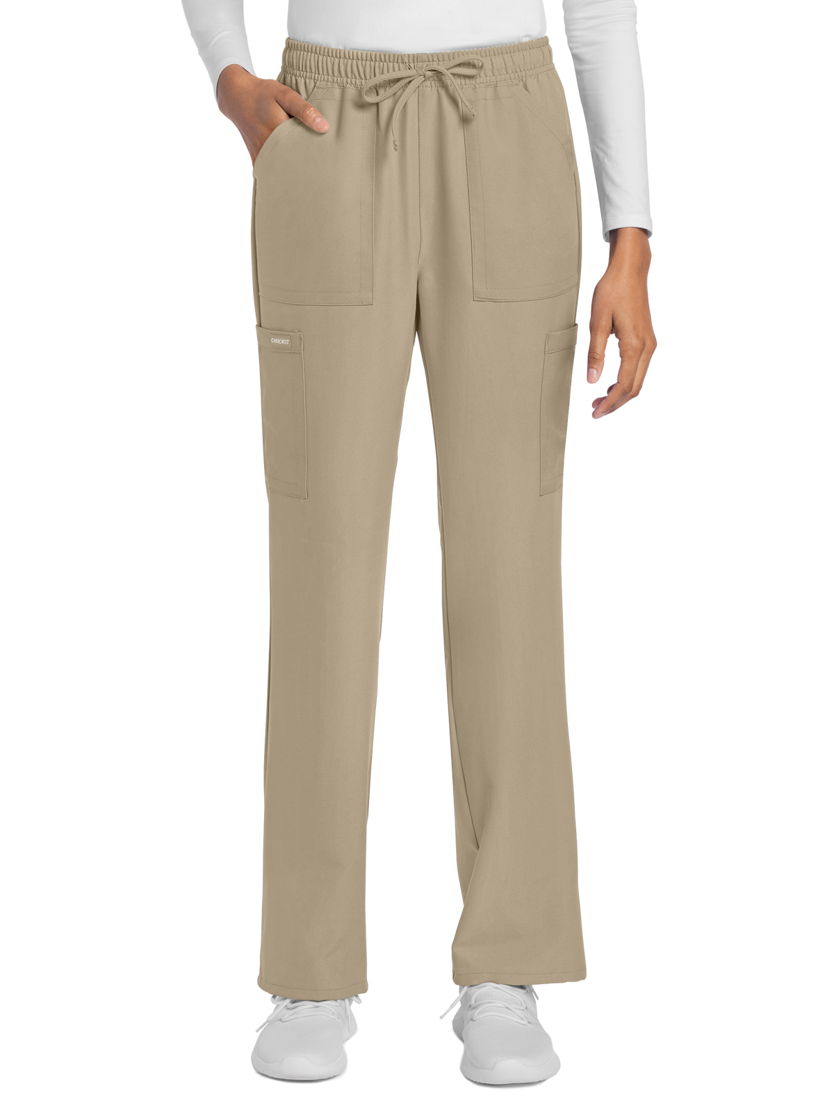 Cherokee - WW Originals Ultra - Women's 4-Pocket Drawstring Cargo Pant 14