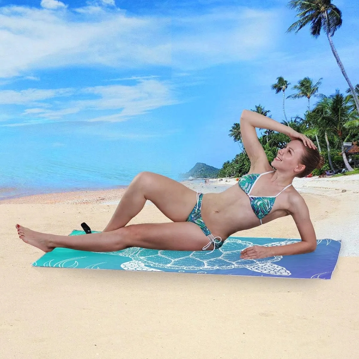 Printed Microfiber Beach Towels 4