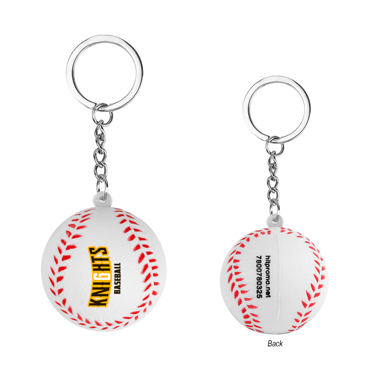 Baseball Stress Reliever Keychain