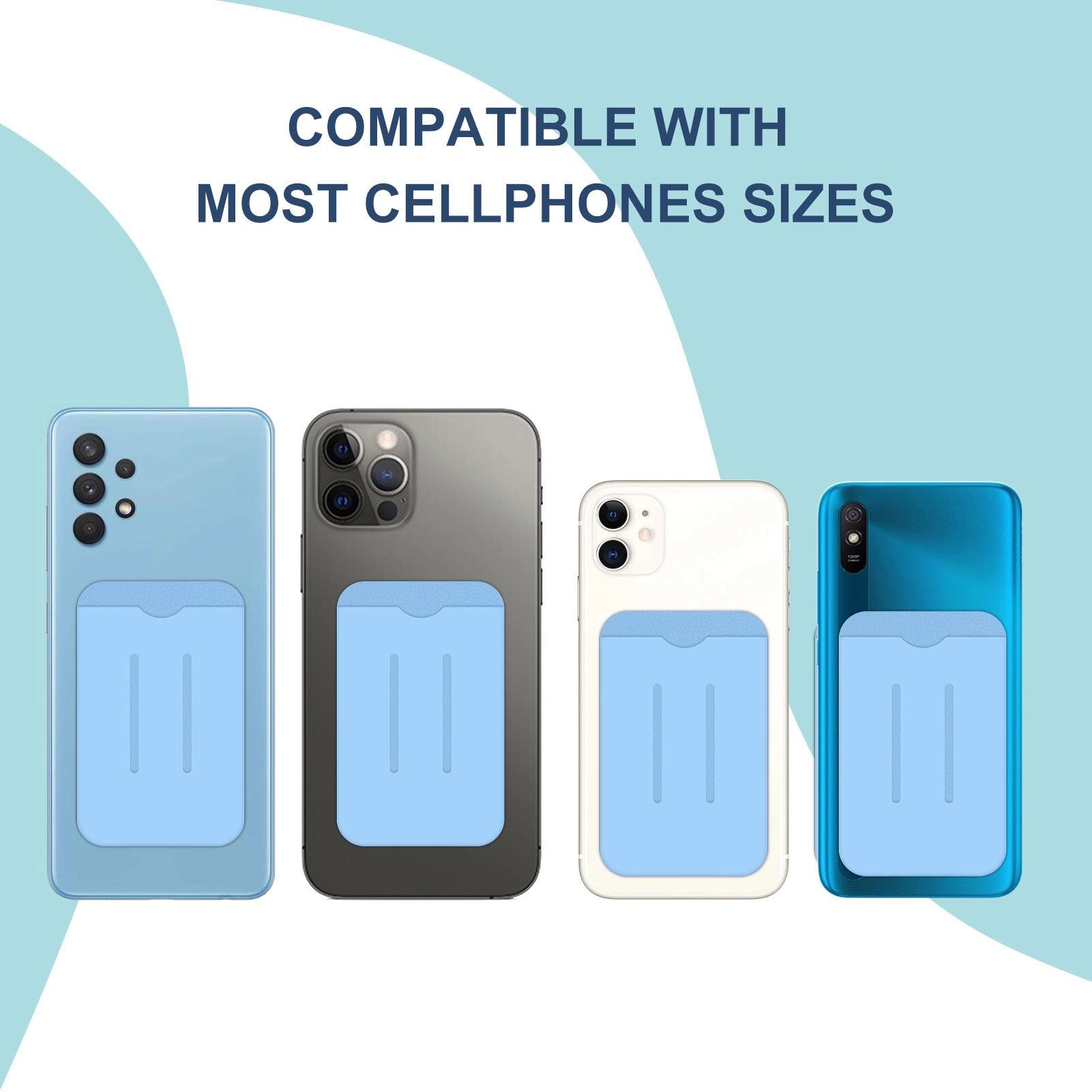 Phone Pocket Card Holder Wallet Sticker 3