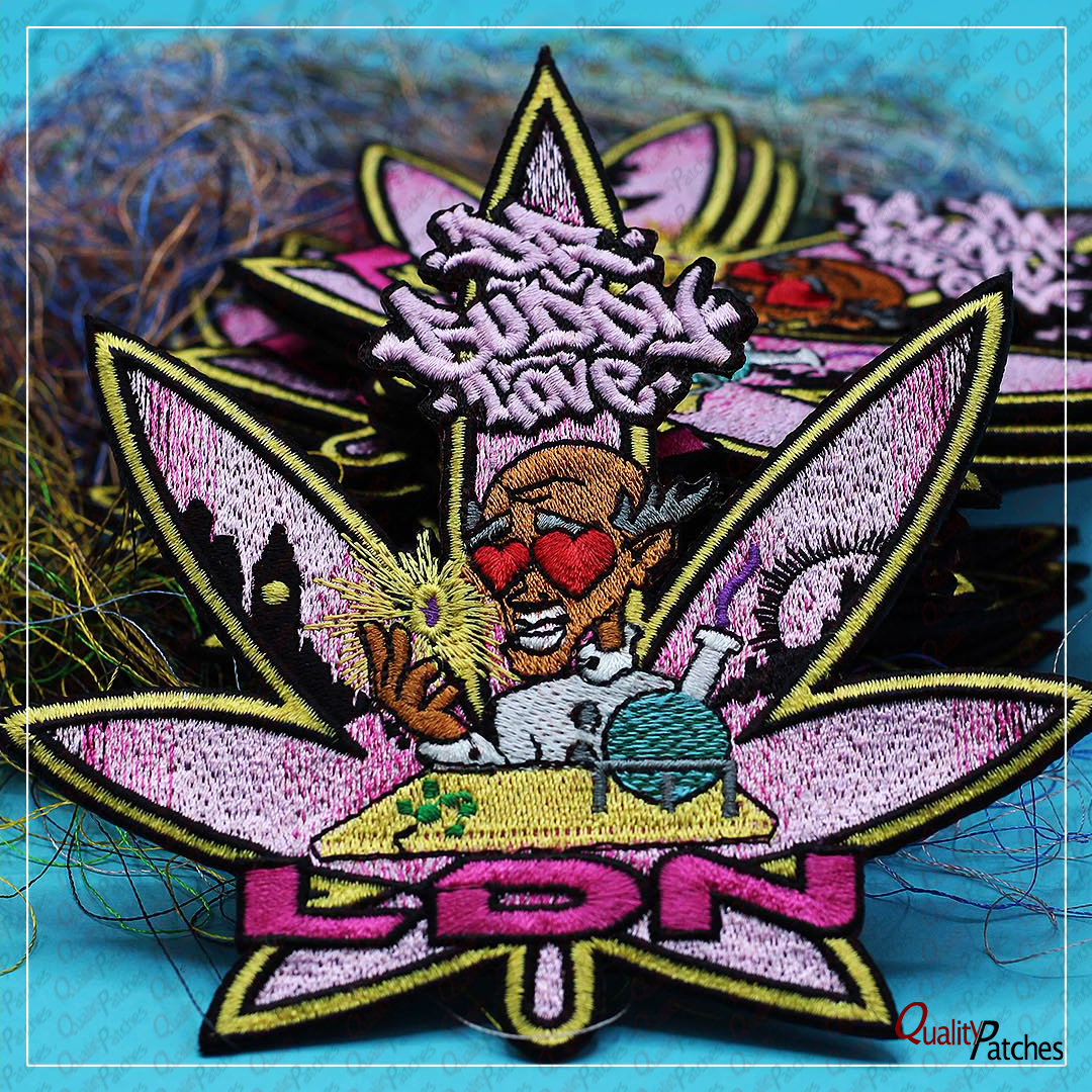 Custom Die Cut Embroidered Patches 92