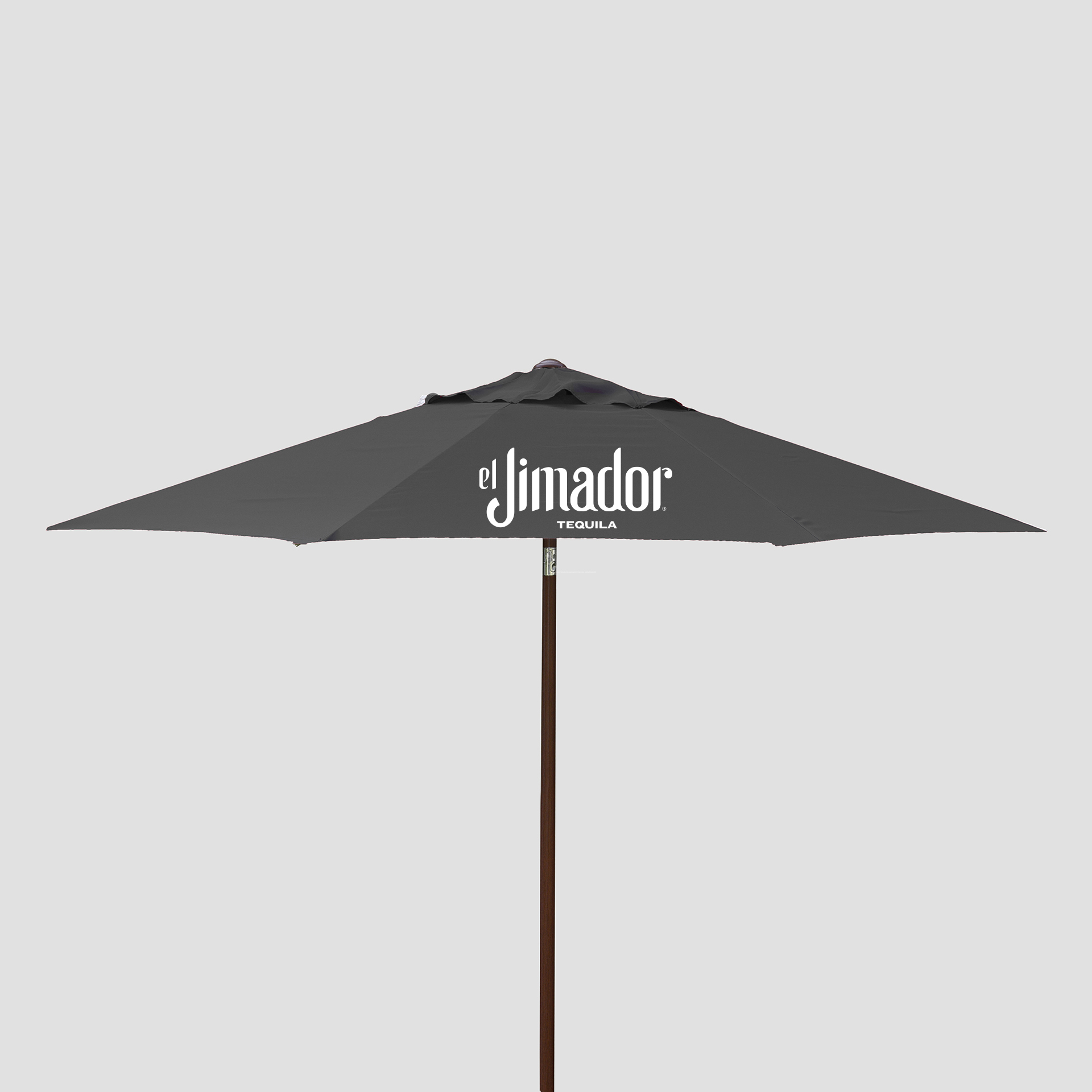 9' Wood Look Market Umbrella