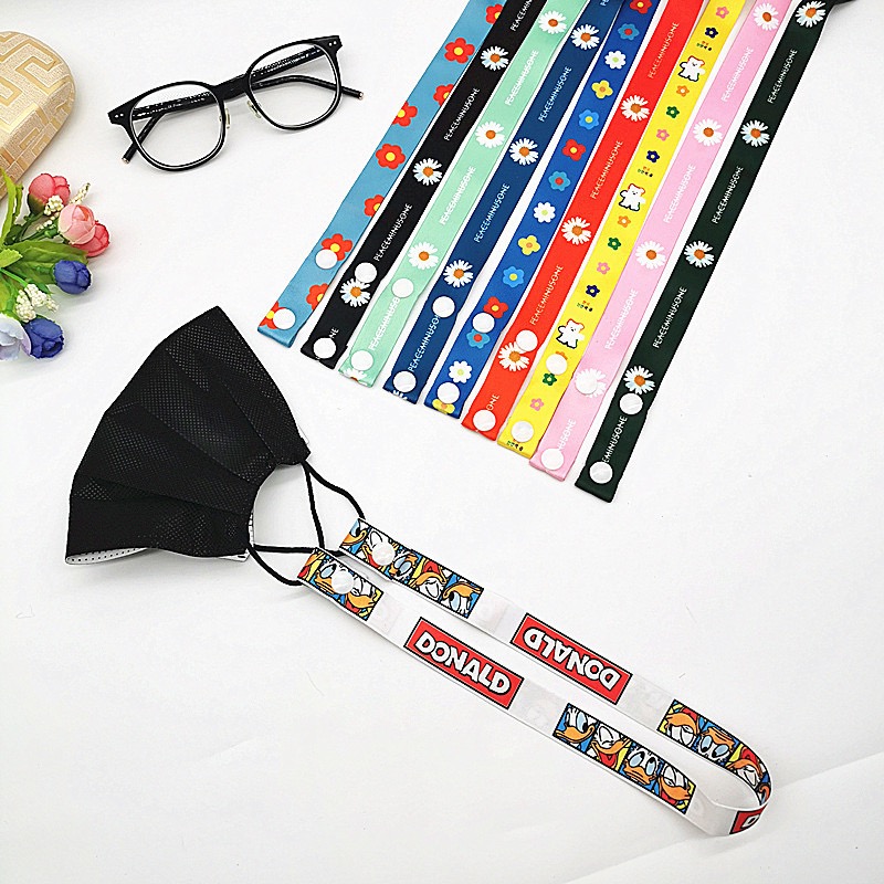 Dye Sublimated Lanyard Mask Holder Clip 4