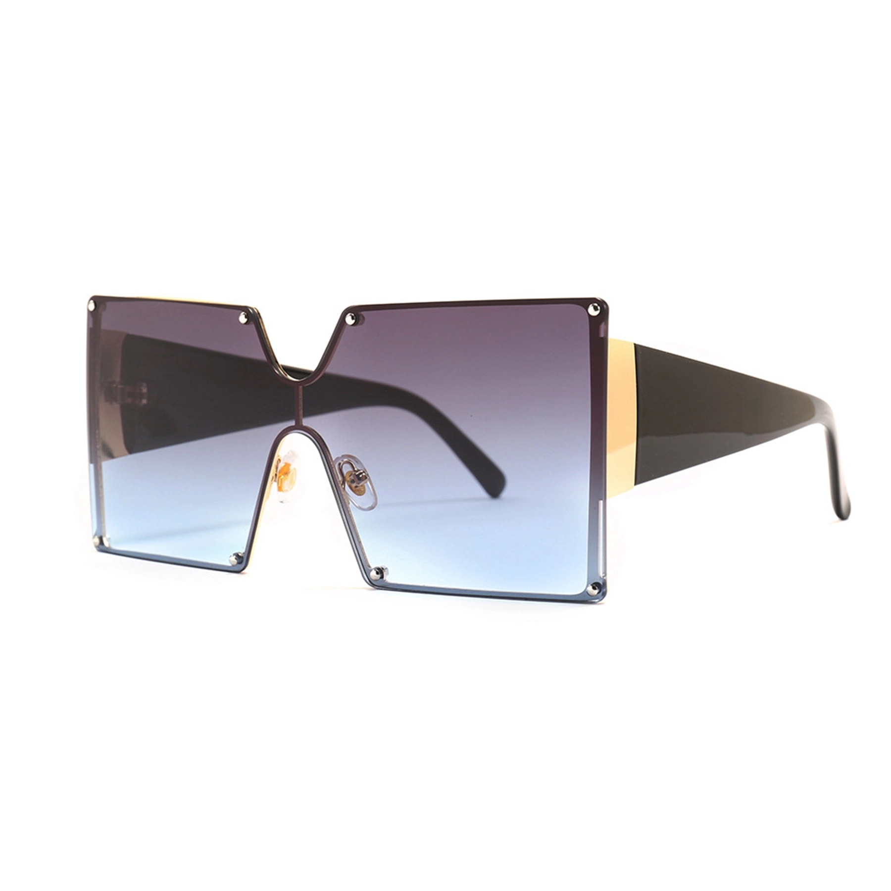 Square Oversized Vintage Shades Female Sun Glasses 4