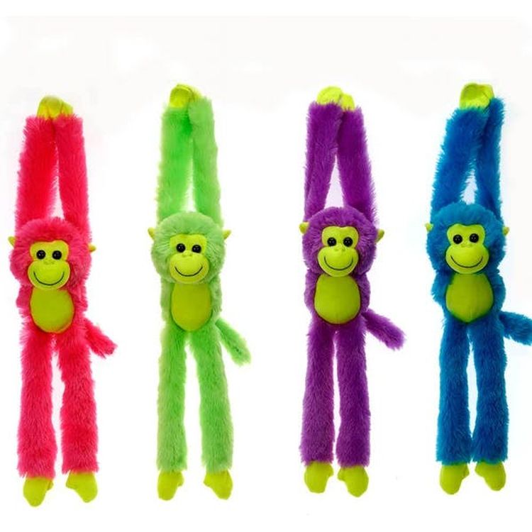 Long Leg Monkey Plush Toys - Assorted Colors 16" 2
