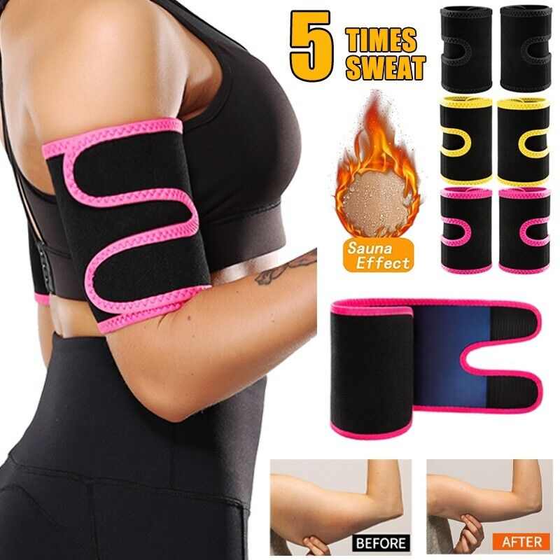 Hot Sweat Neoprene Compression Arm Sauna Sleeves Slimmer Bands 5