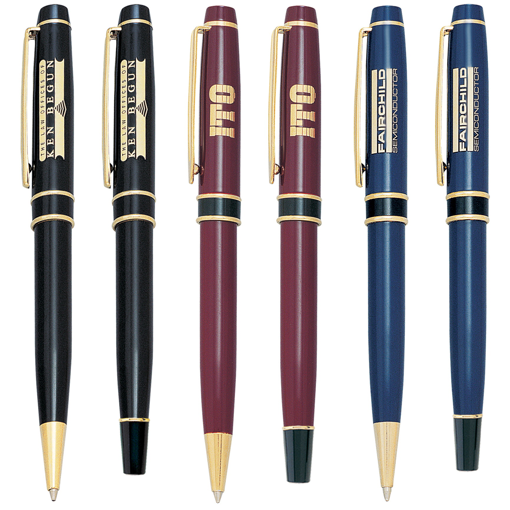 Premade Triple Pen Set with Windsor-II Pens and Letter Opener 7