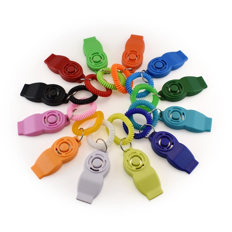 2-in-1 Pet Clicker Whistle Keychain 7