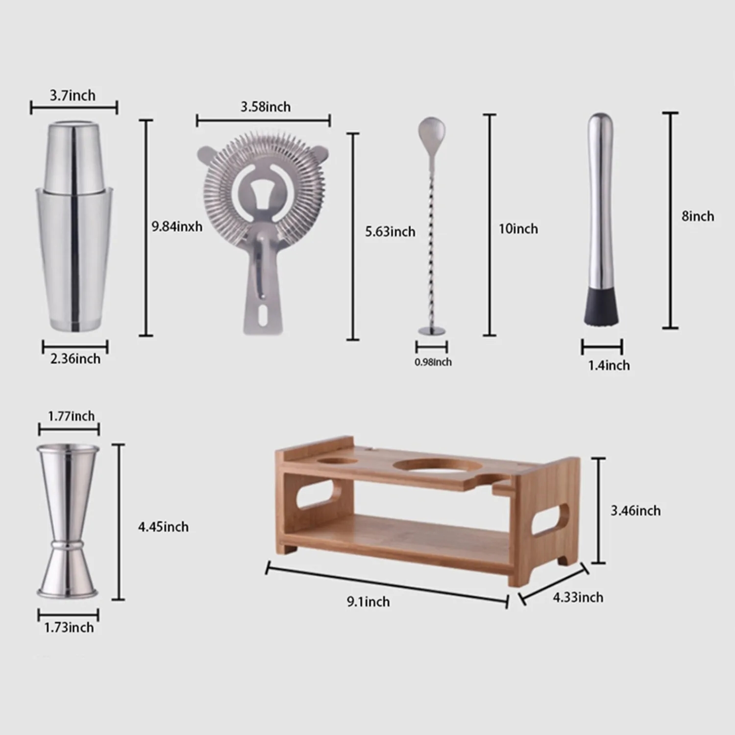 Boston Mixer Set of 7 6