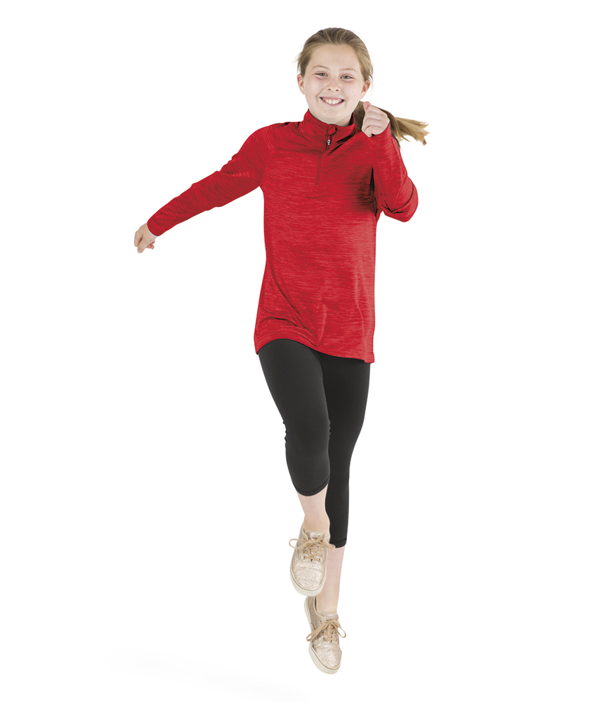 Youth Space Dye Performance Pullover 14
