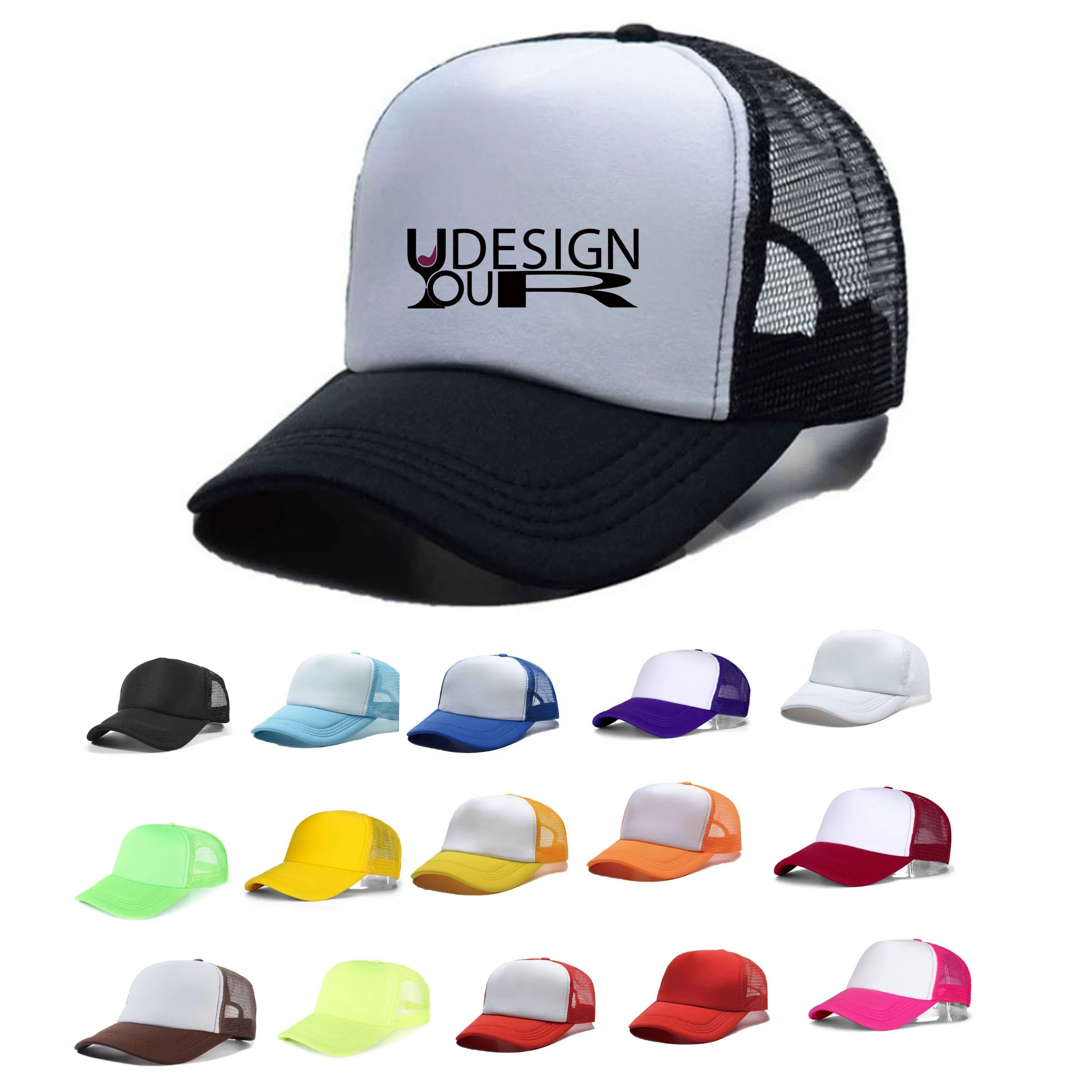 High Crown Foam Mesh Back Trucker Hat 11