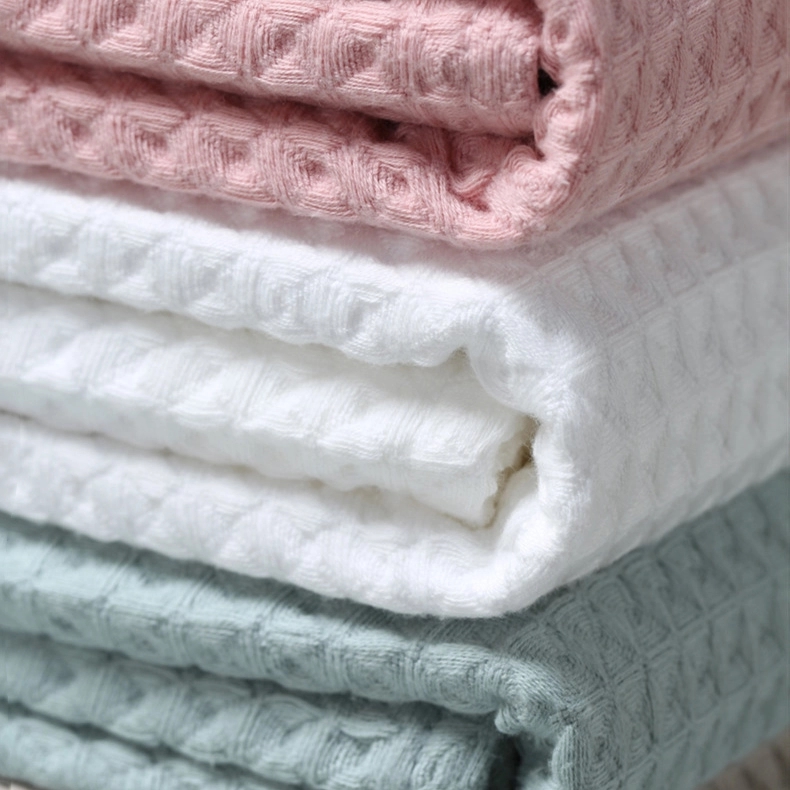 Custom Gift Soft 100% Cotton Waffle Weave Bath & Beach Towel 8