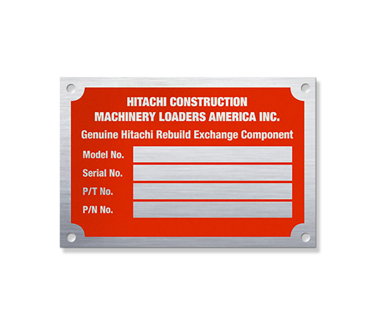Full color/industrial metal plates 3-6 sq" 2